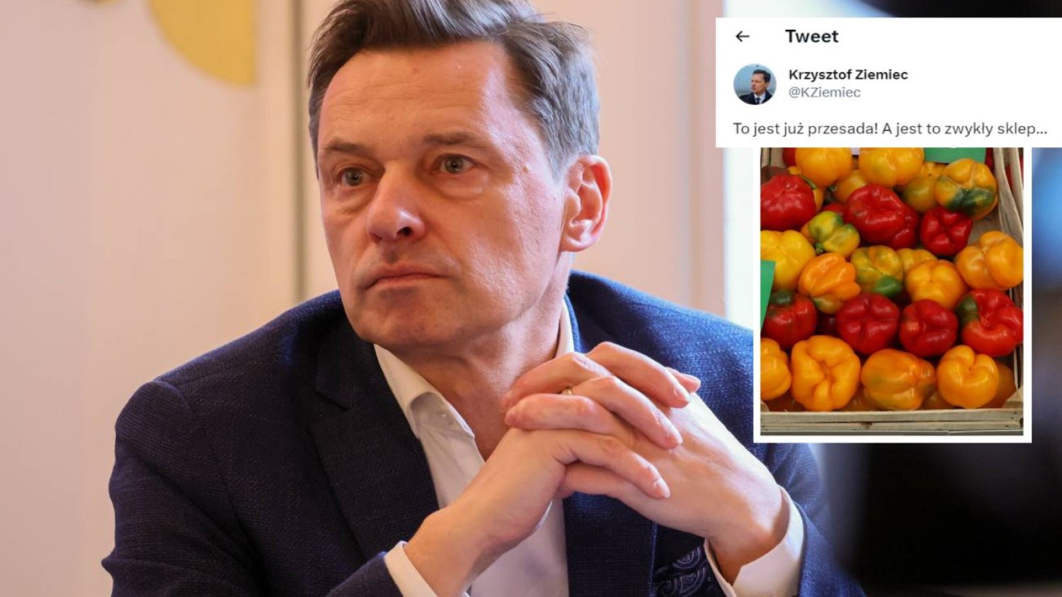 Dziennikarz TVP Krzysztof Ziemiec