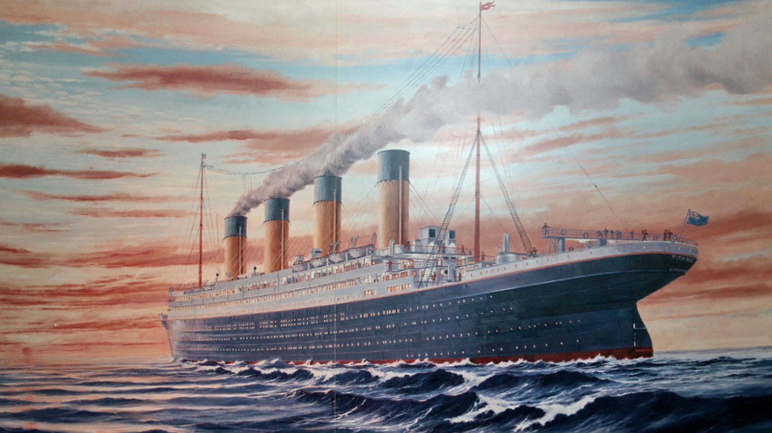 Titanic - zatoną na skutek zderzenia z górą lodową w 1912 r. W katastrofie zginęło ponad 1500 osób