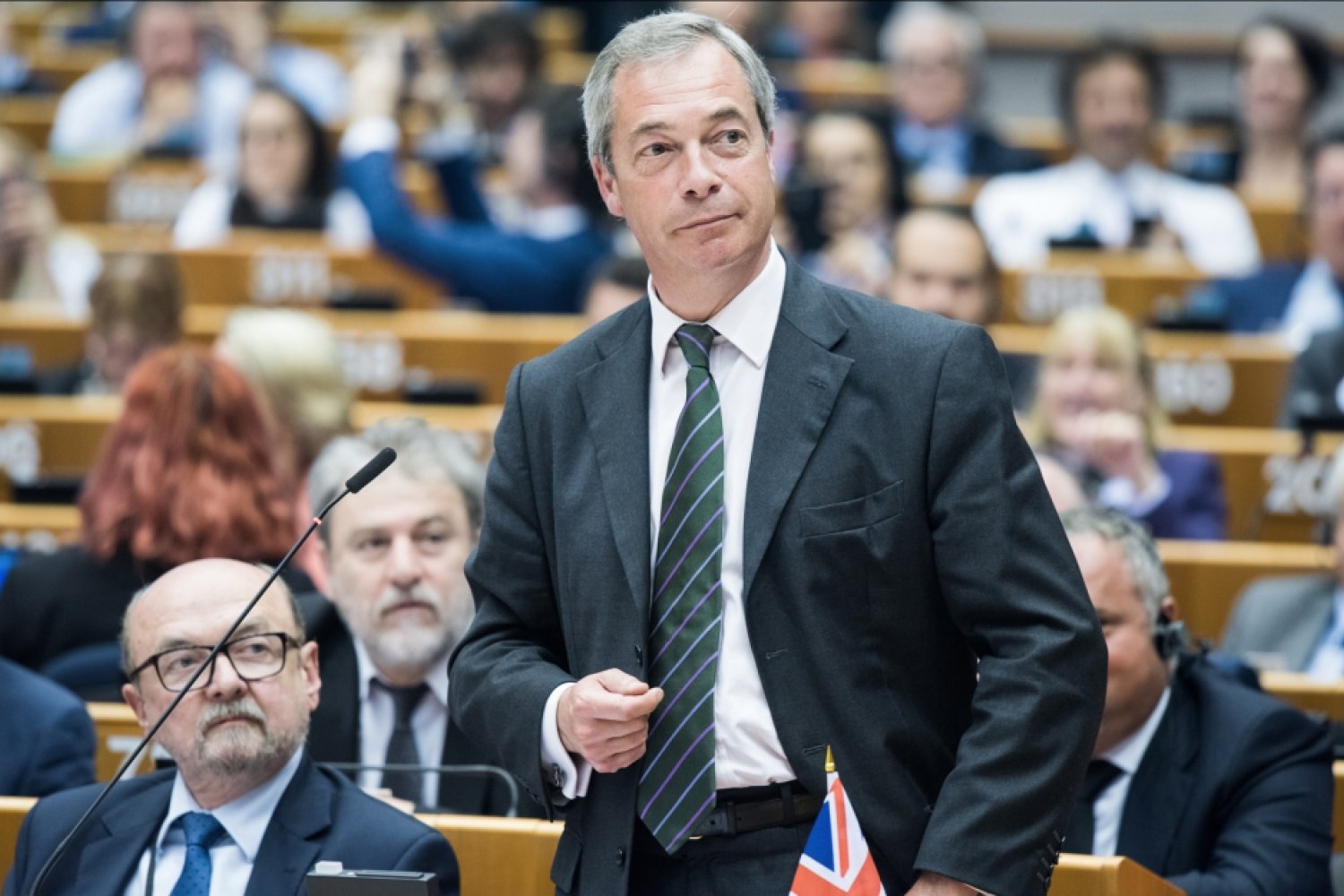 Nigel Farage, lider Partii Niepodległości Zjednoczonego Królestwa. Fot. European Parliament