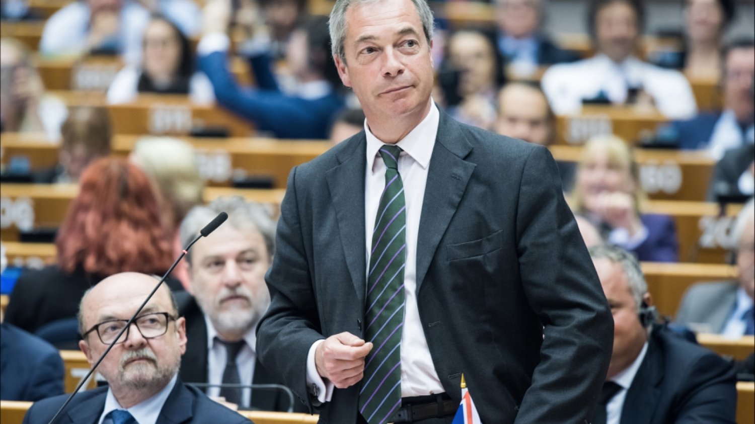 Nigel Farage, lider Partii Niepodległości Zjednoczonego Królestwa. Fot. European Parliament