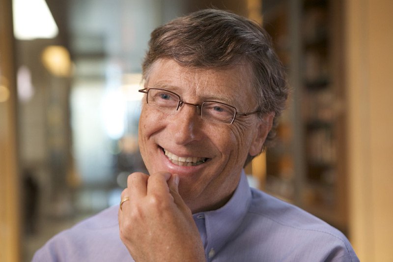 Bill Gates posiada niemal obsesyjną koncentrację.