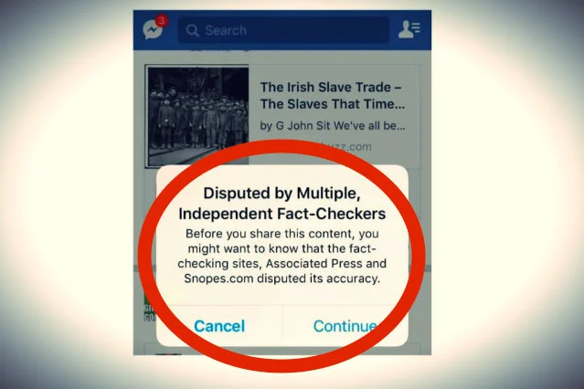 Facebook już oznacza treści, co do których prawdziwości ma wątpliwość.