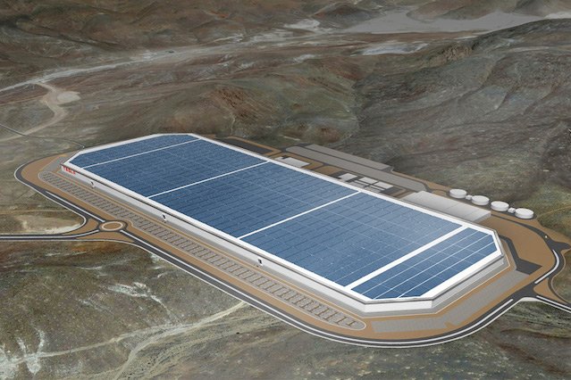 Wizualizacja Gigafactory.