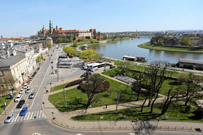Panorama Krakowa - stolicy Małopolski.