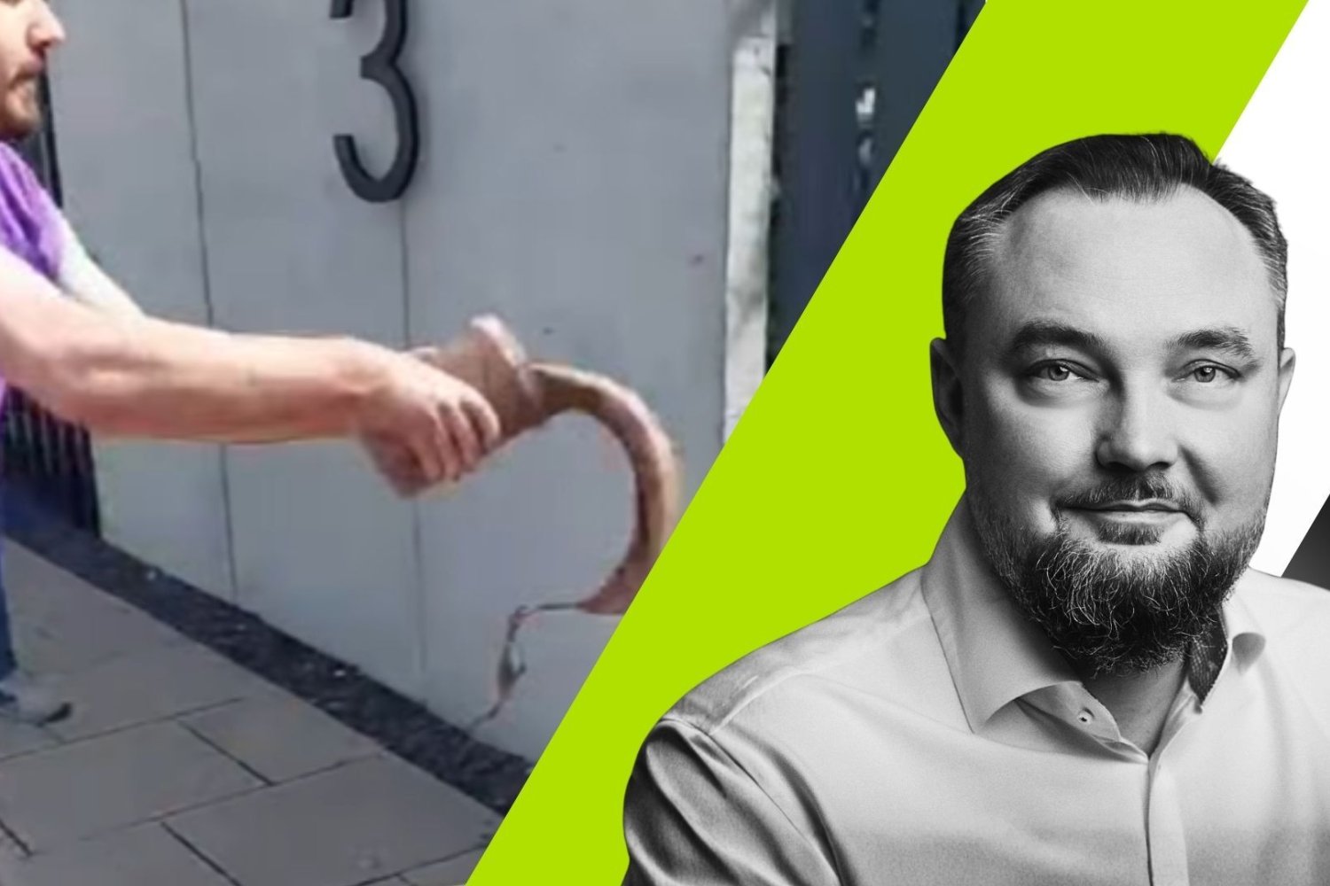 Aktywiści z Ruchu Jazda oblali dom Andziaks sztuczną kupą
