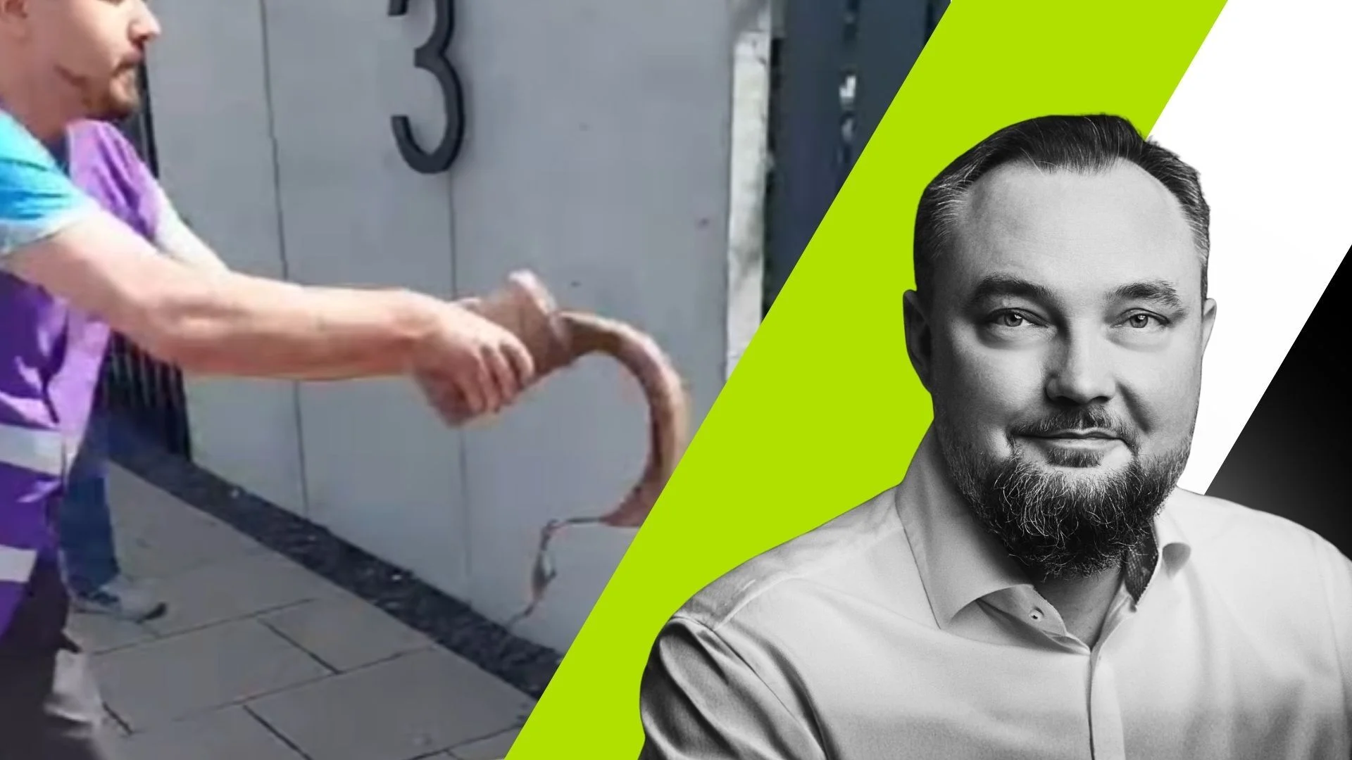 Aktywiści z Ruchu Jazda oblali dom Andziaks sztuczną kupą