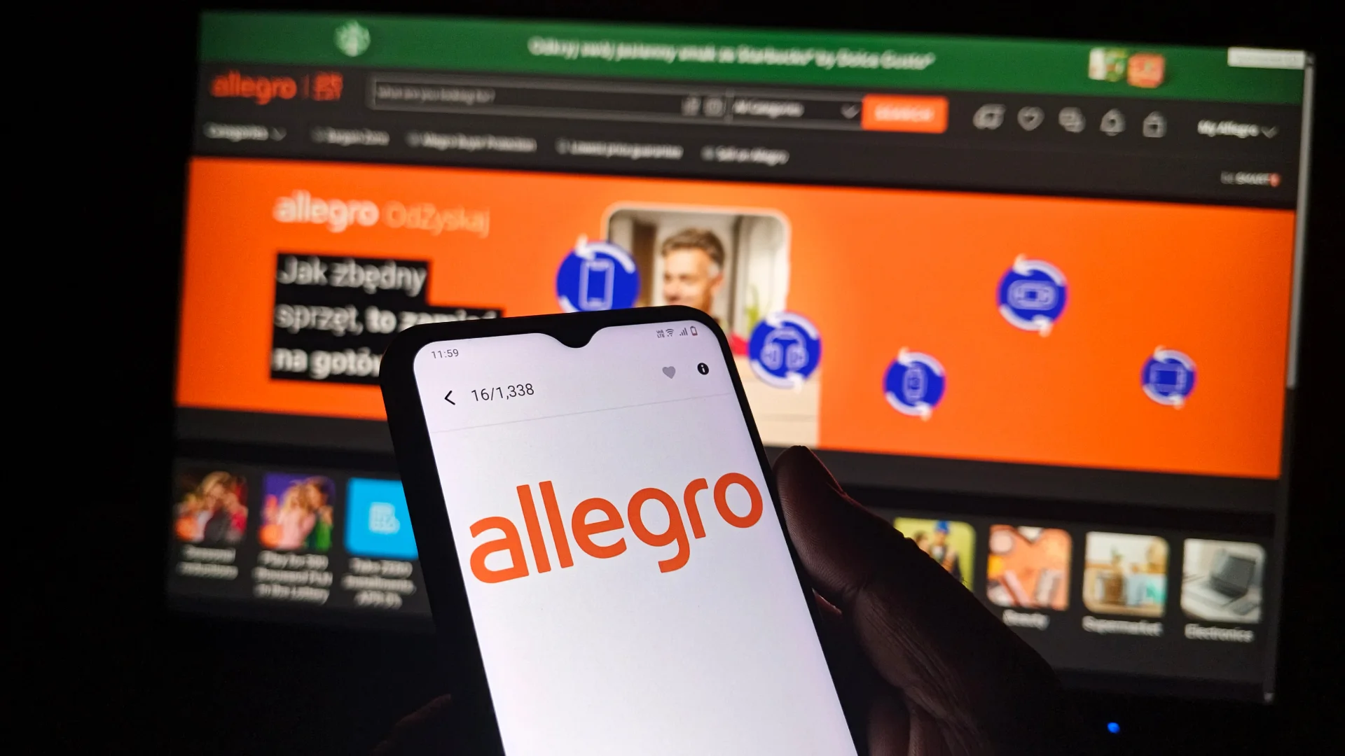 Kurs akcji Allegro rośnie. Polacy jednak kochają tę platformę