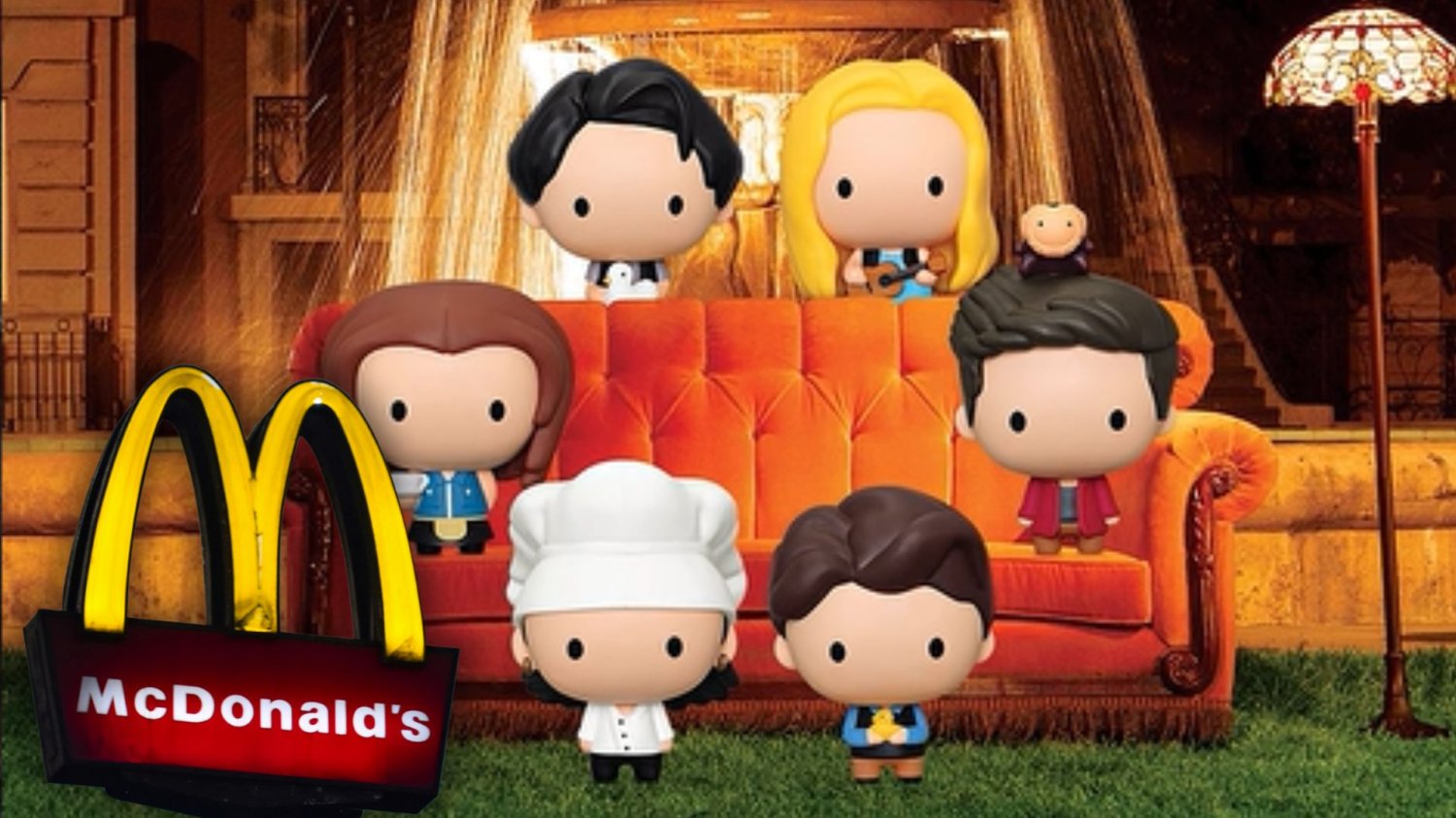 Kolekcja figurek z serialu "Przyjaciele" w  McDonald’s.