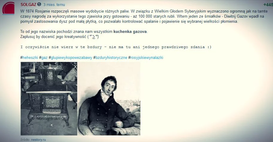 Wrzutka Solgazu na wykopie zawsze zbiera plusy.