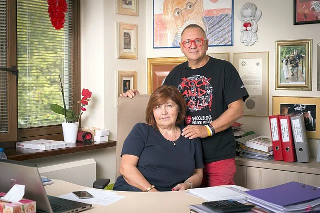 Jurek Owsiak zawsze ma obok siebie żonę, zwaną przez niego Dzidzią
