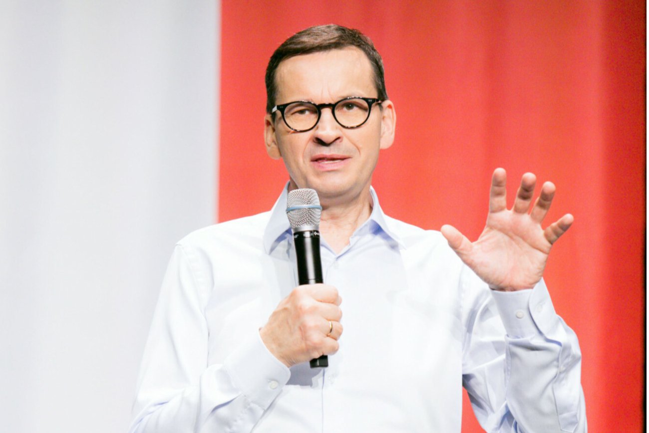 Premier Mateusz Morawiecki na spotkaniu z mieszkańcami