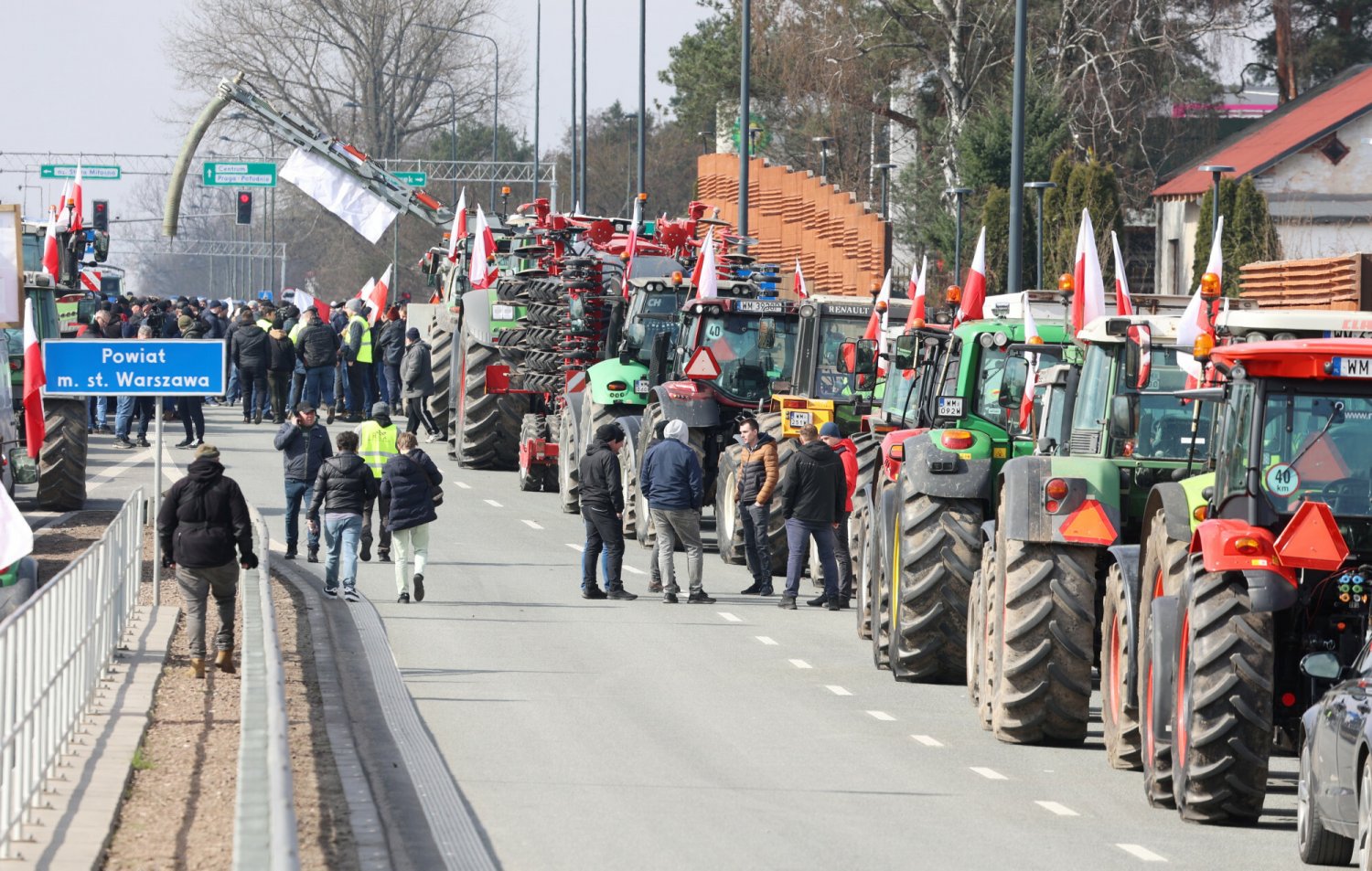 Protest rolników w Warszawie – utrudnienia i objazdy