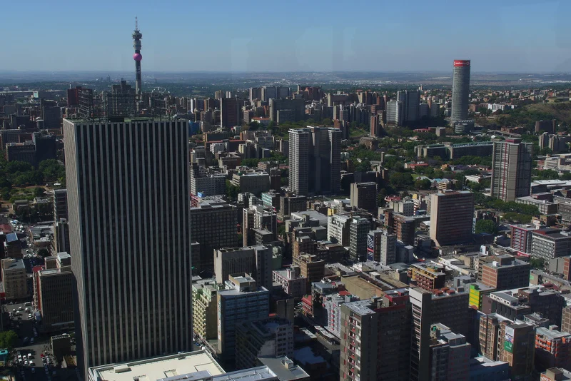 Johannesburg - największe miasto w Republice Południowej Afryki.