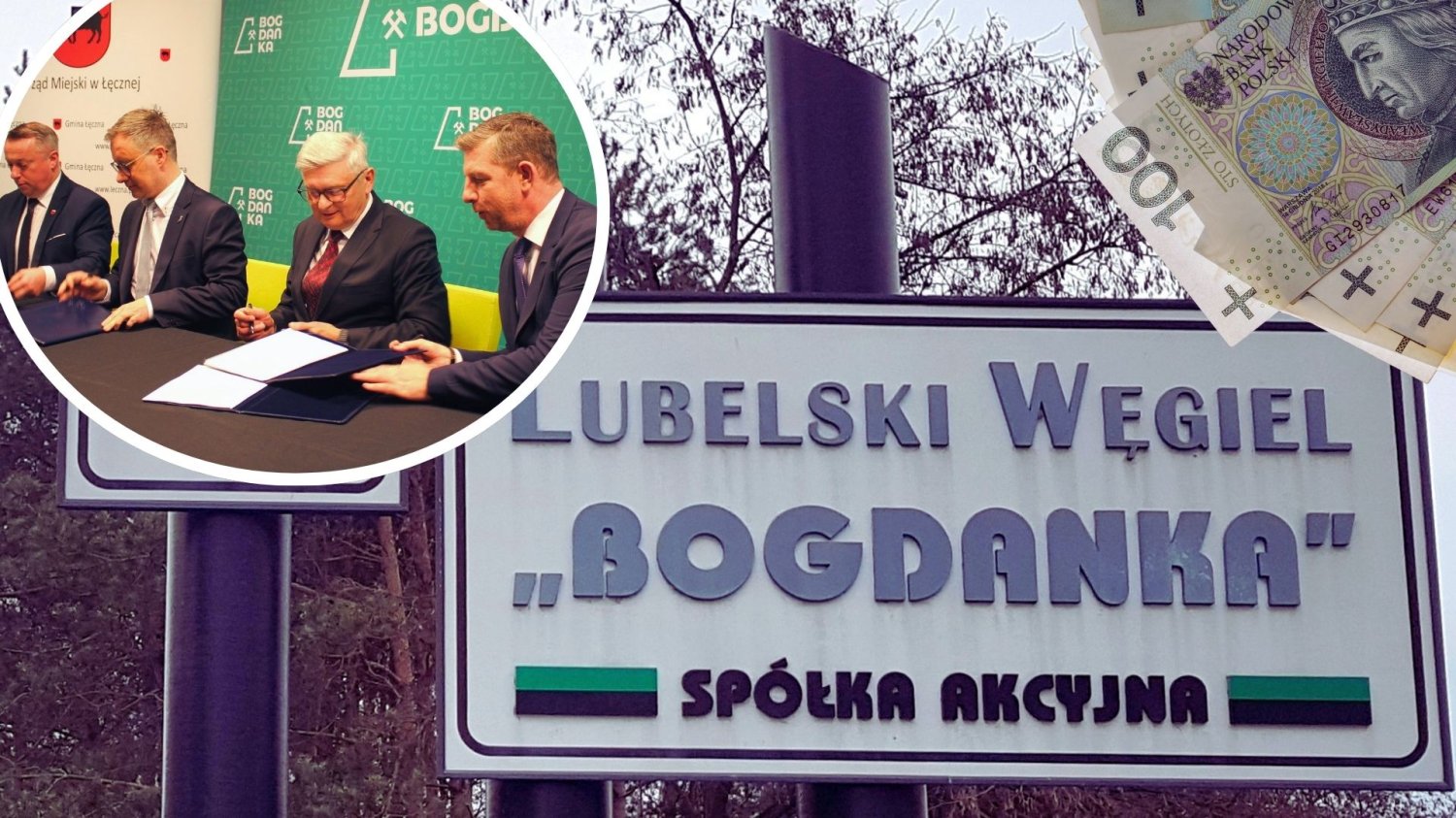 Podpisanie listu, znak kopalni i pieniądze. Bogdanka, ARP i Łęczna stworzą gigantyczną strefę inwestycyjną. Kopalnia przygotowuje się na erę bez węgla