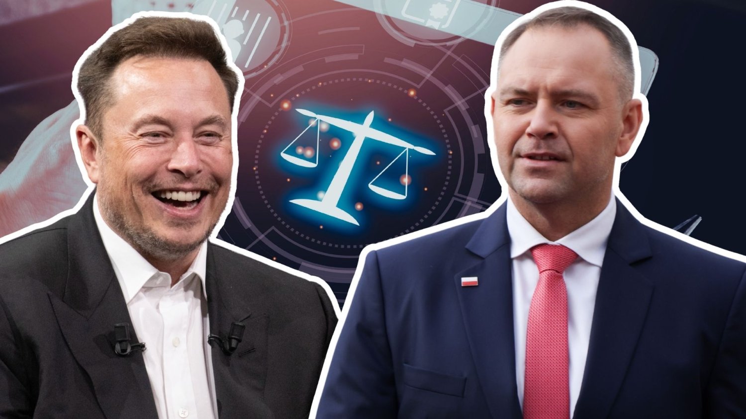 Elon Musk zaklaskał do weto Nawrockiego. Internauci klaszczą do niecenzuralnych zdjęć Elon Musk i Karol Nawrocki na tle cyfrowego prawa. Miliarder pogratulował prezydenckiego weto.
