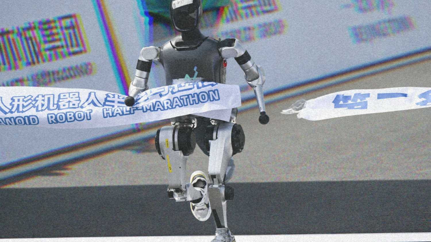 Najszybszy z robotów dotarł na metę po 2 godzinach i 40 minutach.