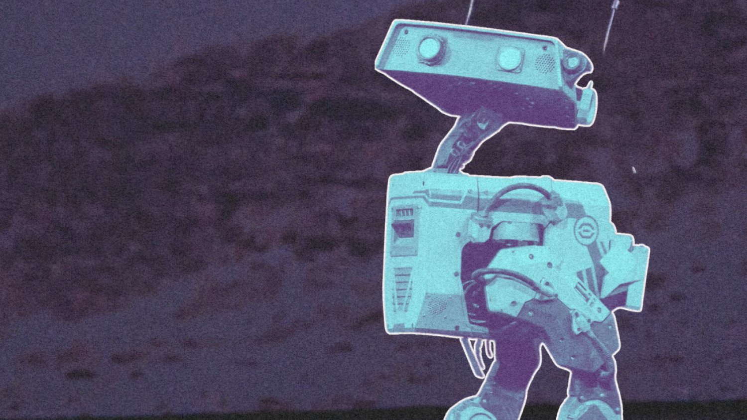 Blue. robot Nvidia
