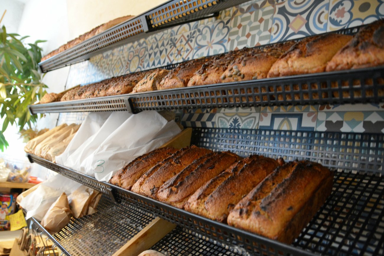 Chleb w piekarni