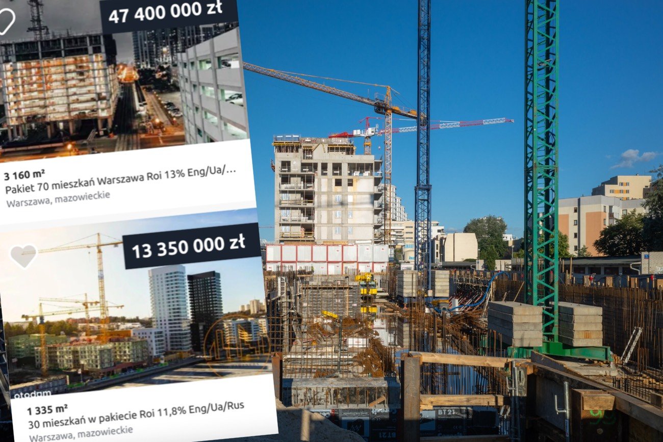 Pakiet mieszkań na sprzedaż. Blisko 50 mln zł za 70 lokali na raz