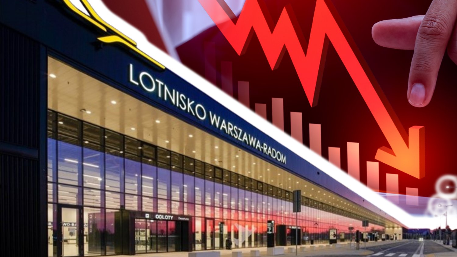 Lotnisko w Radomiu. W tle spadki, kryzys finansowy