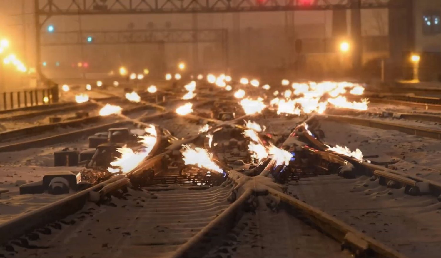 W Stanach Zjednoczonych płoną szyny kolejowe