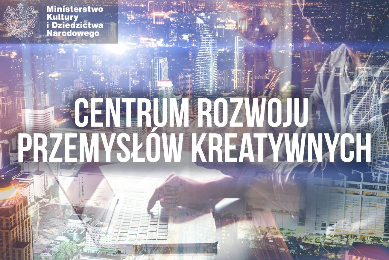 Logo Ministerstwa i grafika CRPK.