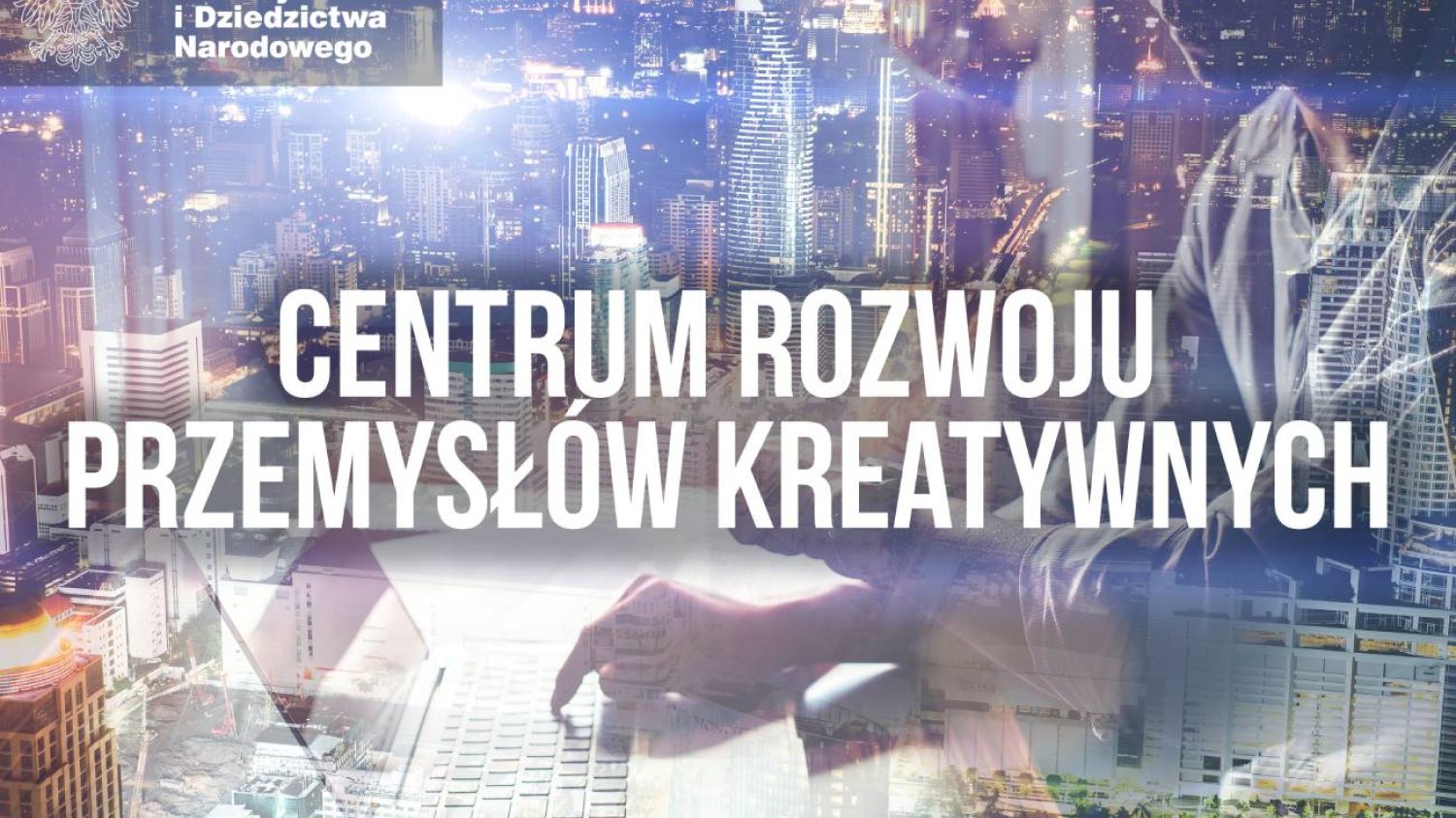 Logo Ministerstwa i grafika CRPK.