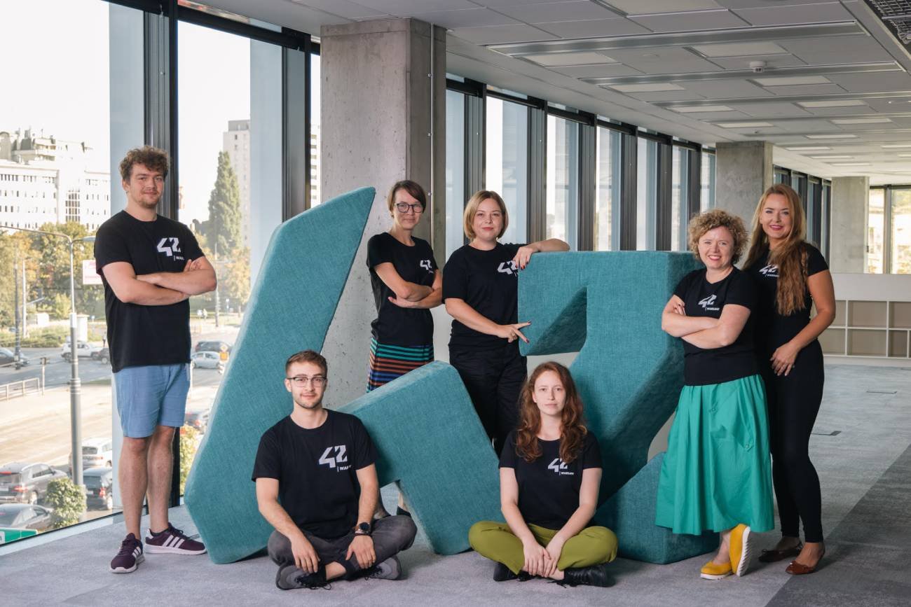 Kadra kampusu 42 Warsaw.