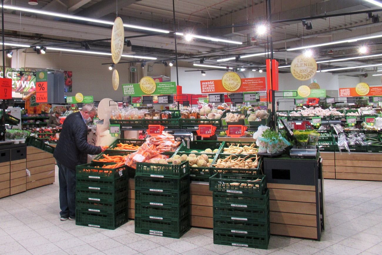 Ceny w sklepach wzrosły o 22 proc. rok do roku