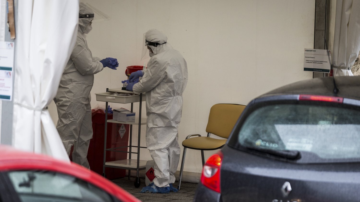 Masowe testy na koronawirusa są jednym ze słowackich sposobów na opanowanie epidemii.