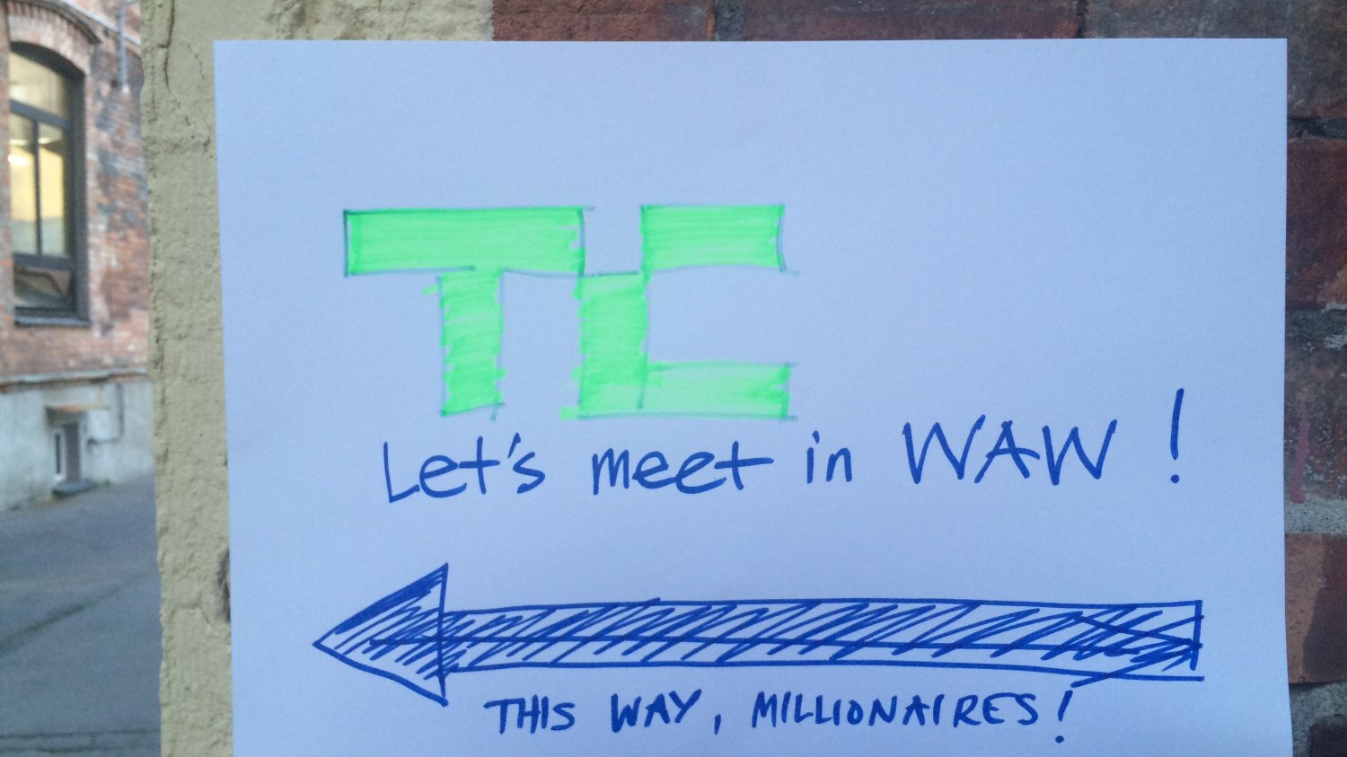 W drodze na TechCrunch