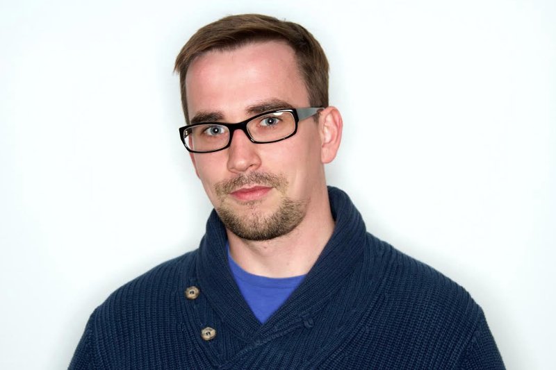 Maciej Stańczyk, łódzki przedsiębiorca, który popiera program wyborczy Partii Razem