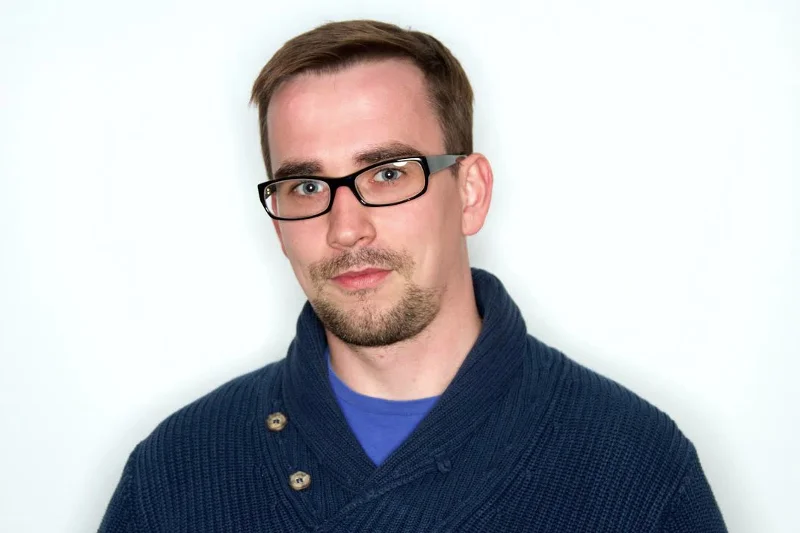Maciej Stańczyk, łódzki przedsiębiorca, który popiera program wyborczy Partii Razem