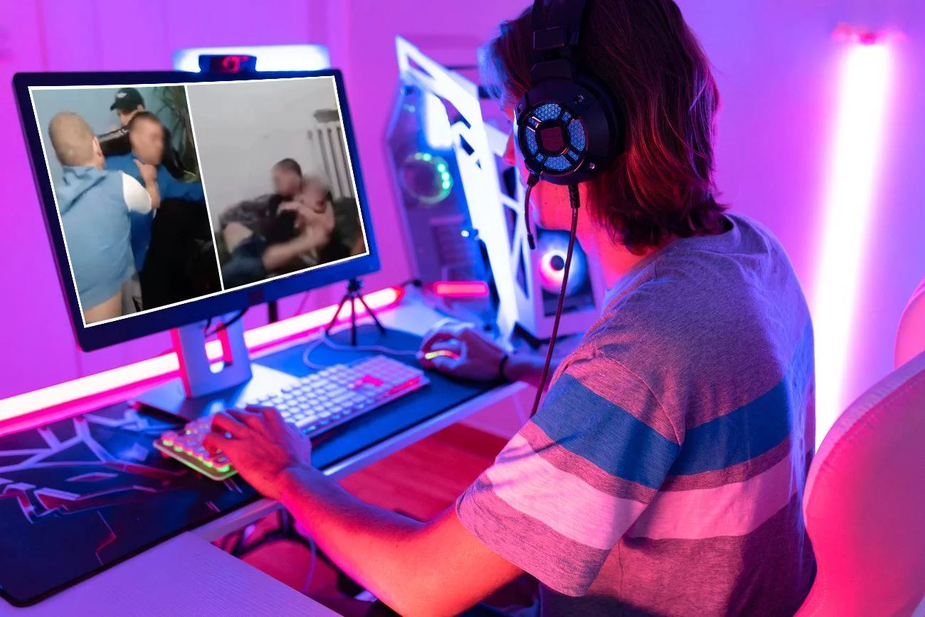 Oglądanie patostreamu.