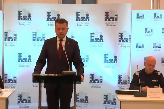 Mariusz Błaszczak, Minister Spraw Wewnętrznych i Administracji.