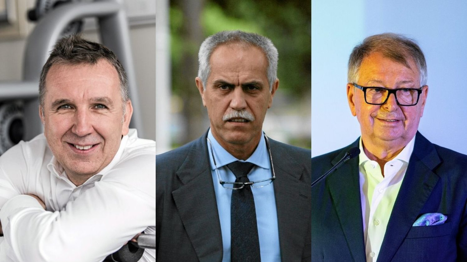 Trzech najbogatszych Polaków w 2020 roku. Od lewej - Michał Sołowow, Zygmunt Solorz-Żak oraz Jerzy Starak.