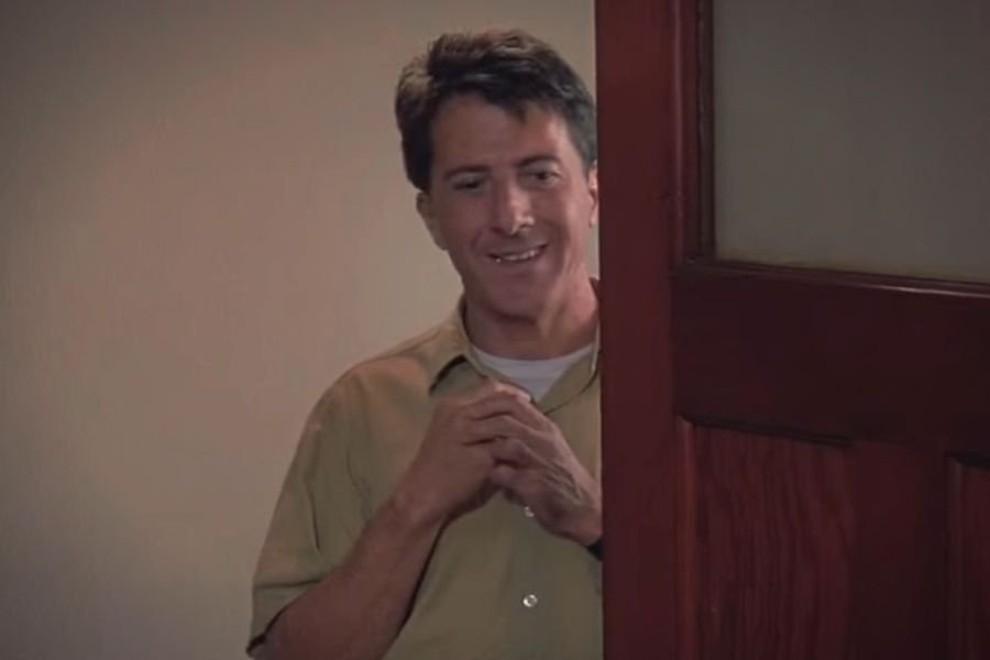 Dustin Hoffman jako Rainman.