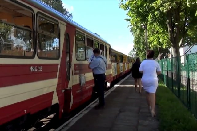 Kolejka wąskotorowa w Nowym Dworze Gdańskim