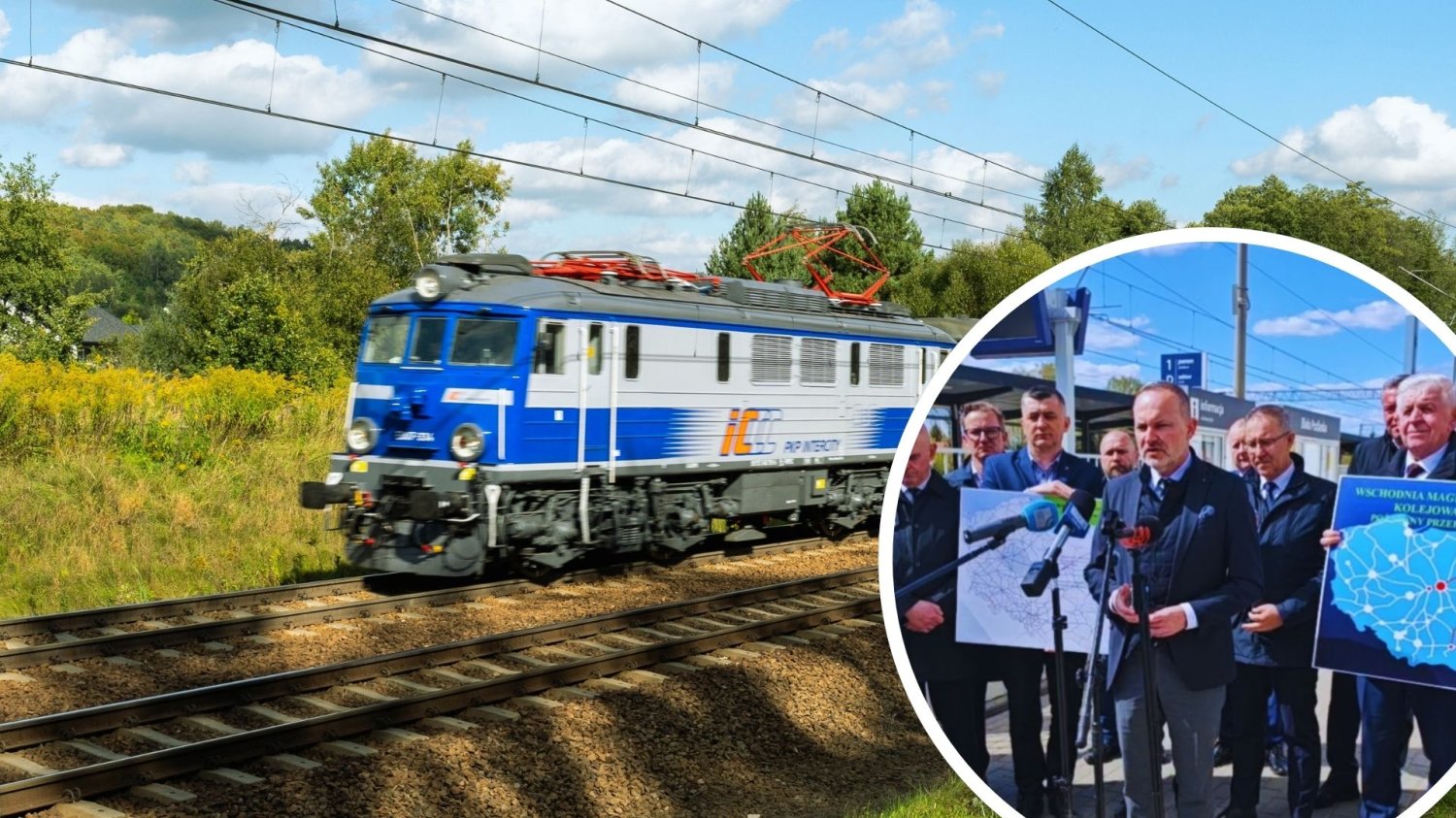 Wschodnia Magistrala Kolejowa z wnioskiem do rządu. Historyczna szansa dla Polski Wschodniej Pociąg oraz konferencja na dworcu w Białej Podlaskiej. Wschodnia Magistrala Kolejowa trafia do Klimczaka. Wielka szansa dla Polski Wschodniej