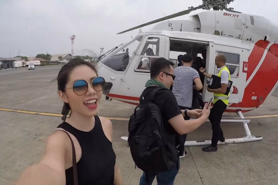 Pilotażowy program Uberchopters działa również w Indonezji.