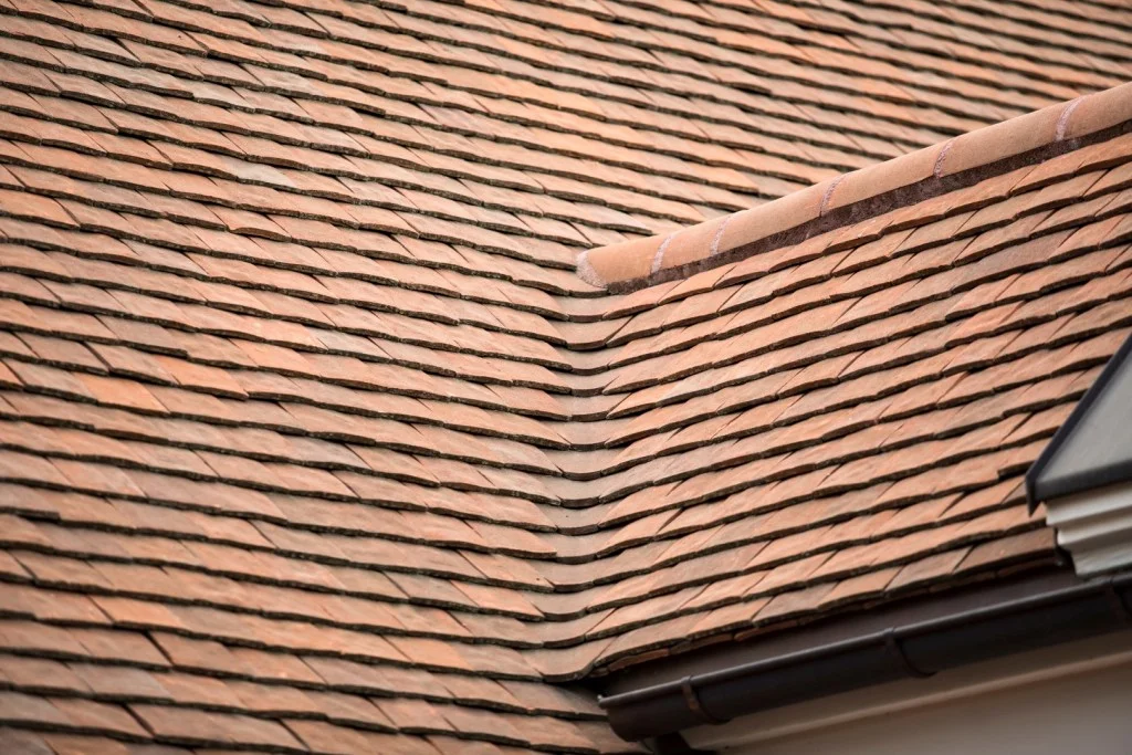 Dom w stylu polskiego dworkowym, z ceramiką dachową Heritage