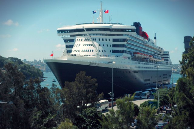 Statek pasażerski Queen Mary II w pełnej krasie