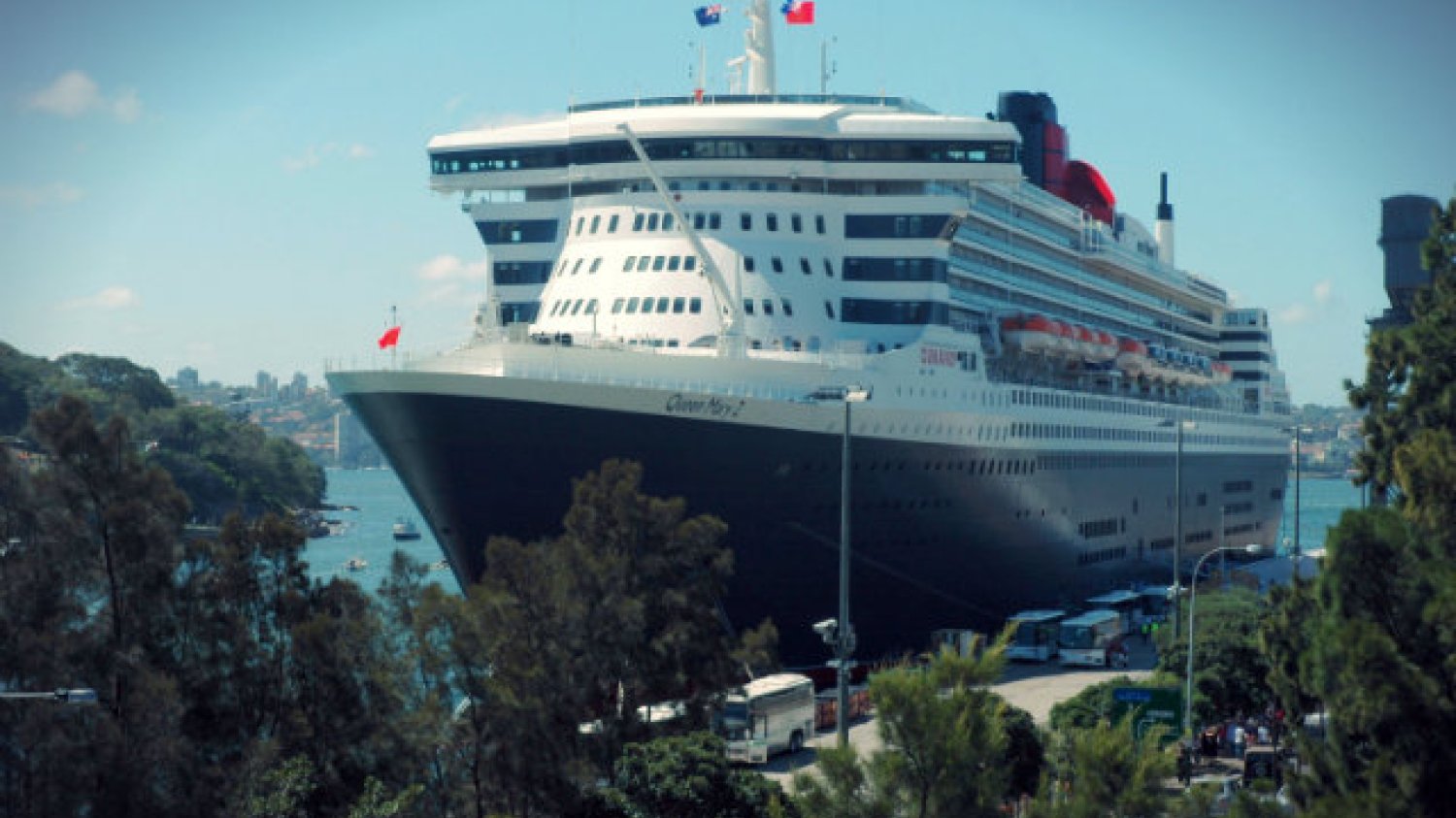 Statek pasażerski Queen Mary II w pełnej krasie