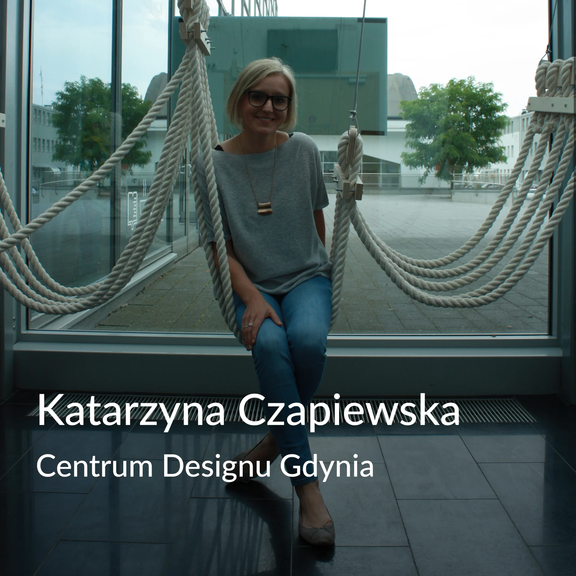 Rozmówczyni "Wzorowych" Katarzyna Czapiewska z Centrum Designu Gdynia.