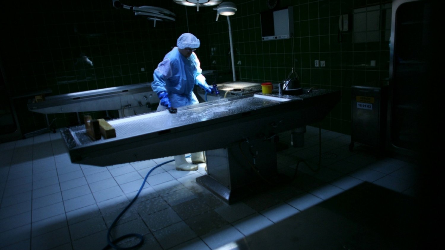 Prosektorium w Gliwickim Instytucie Onkologii.