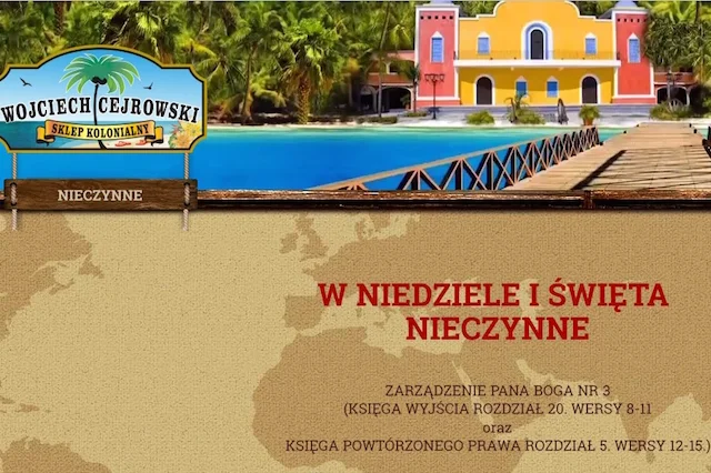Wojciech Cejrowski pozostaje wierny swojej wierze nawet on-line.