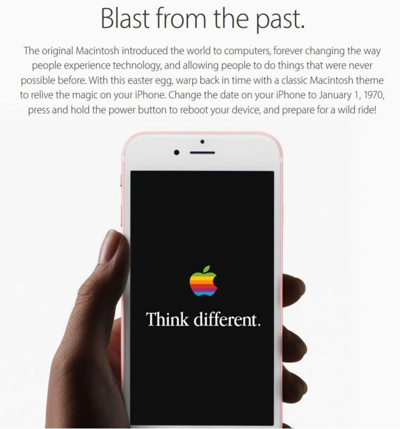Takimi grafikami internetowi złośliwcy próbują wykorzystać naiwność właścicieli urządzeń Apple. Namawiają do zmiany daty, obiecując świetne wrażenia z atrakcji przygotowanej przez producenta