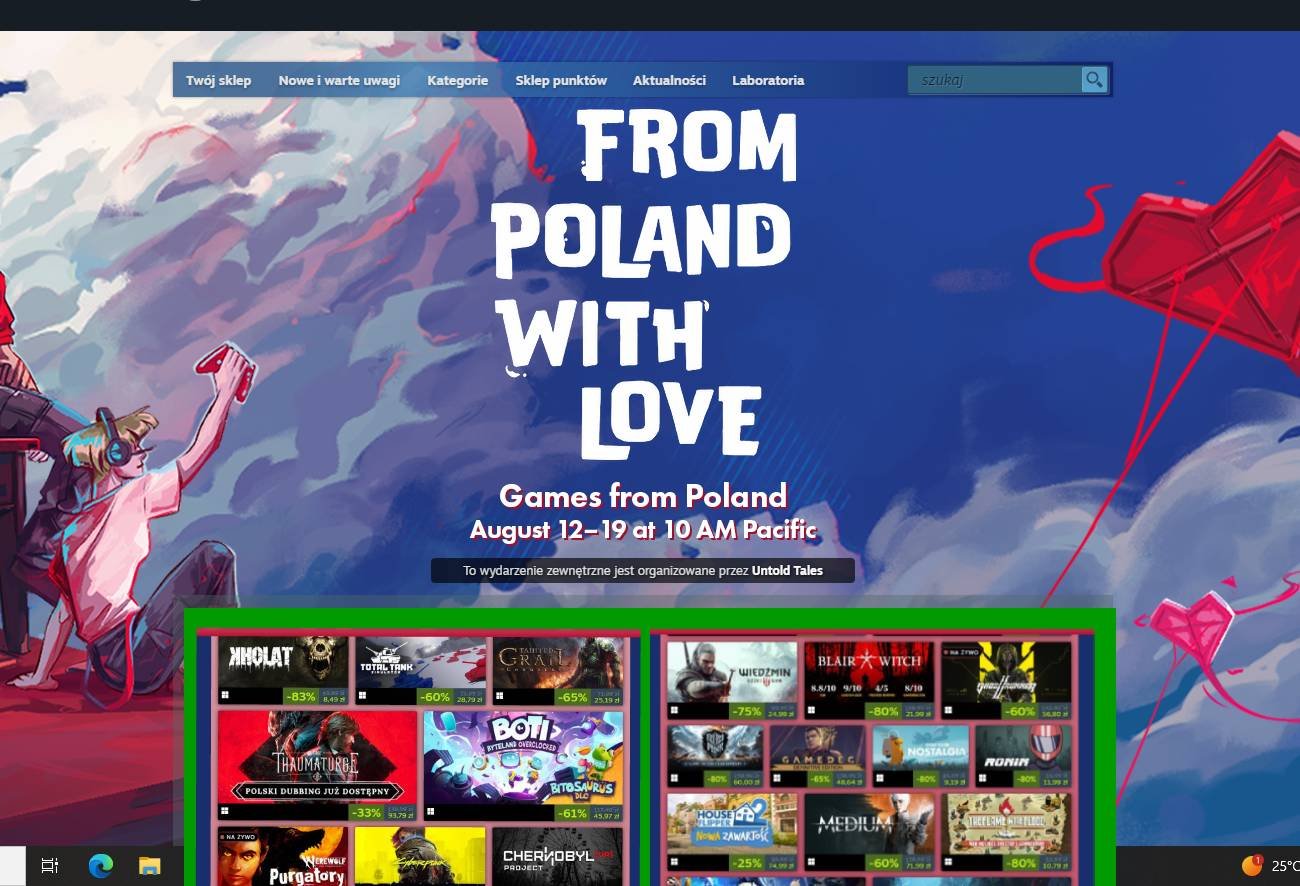 Trwa sierpniowa wyprzedaż polskich gier na Steam.