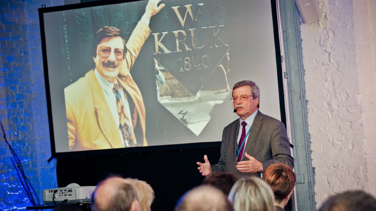 Wojciech Kruk podczas prelekcji na I Międzynarodowym Kongresie FIrm Rodzinnych