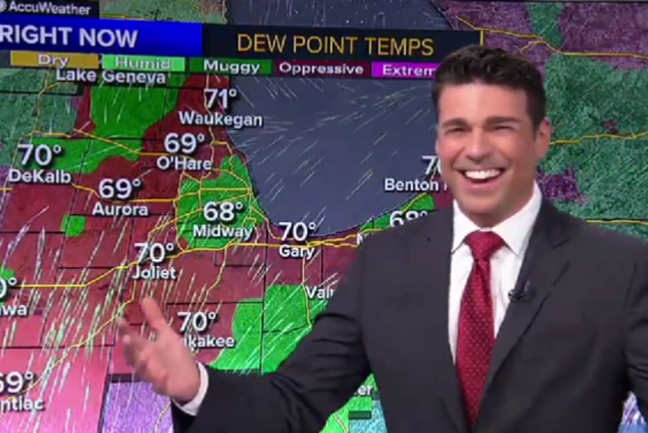 Weekendowy meteorolog ABC7 Chicago Greg Dutra